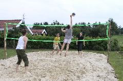 Volleyballkampen raser